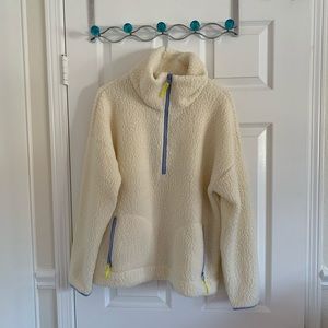 J. Crew Fleece Half Zip Sweater